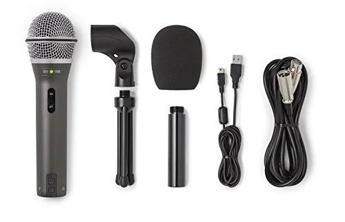 Samson Q2U USB/XLR Dynamic Microphone Recording and Podcasting Pack