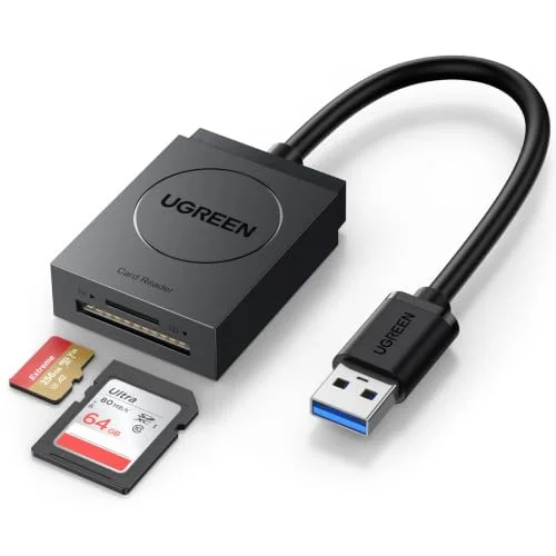 5. UGREEN SD Card Reader, USB 3.0 Dual-Slot — Best Budget