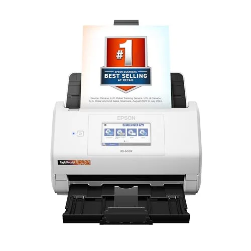 3. Epson RapidReceipt RR-600W — Best for Receipts
