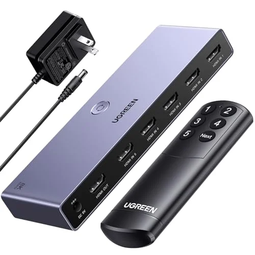 UGREEN 8K HDMI Switch 5 in 1 Out