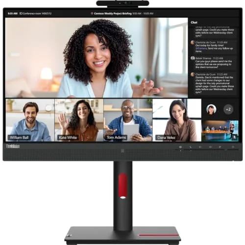 4. Lenovo ThinkVision T24mv-30 — Best for Windows Hello
