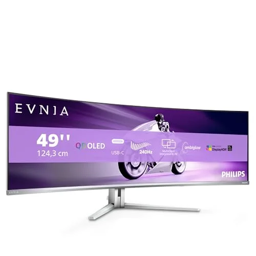 2. Philips Evnia 49M2C8900AM — Best OLED Value