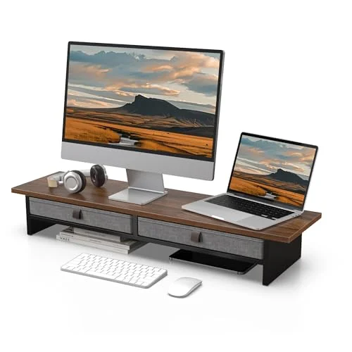 Fenge 35-Inch Monitor Stand with Drawer
