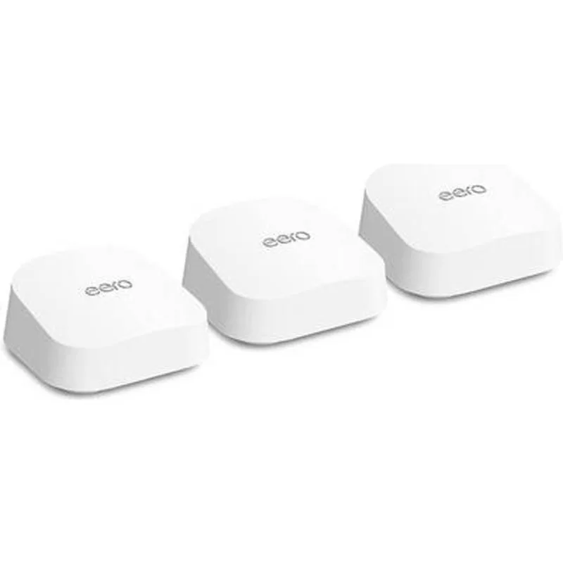 1. Amazon eero Pro 6E (3-pack) — Editor’s Pick