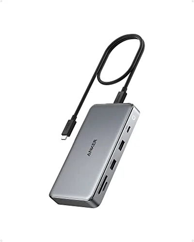 4. Anker 563 USB-C Hub (10-in-1) — Best for Dual Monitors