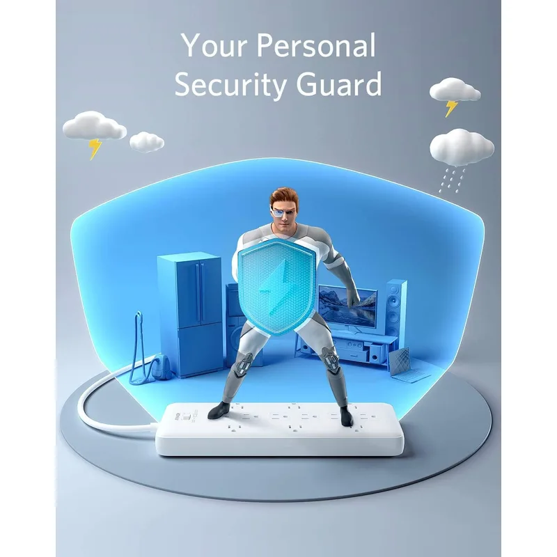 5. Anker PowerExtend Strip 12 — Best Heavy-Duty