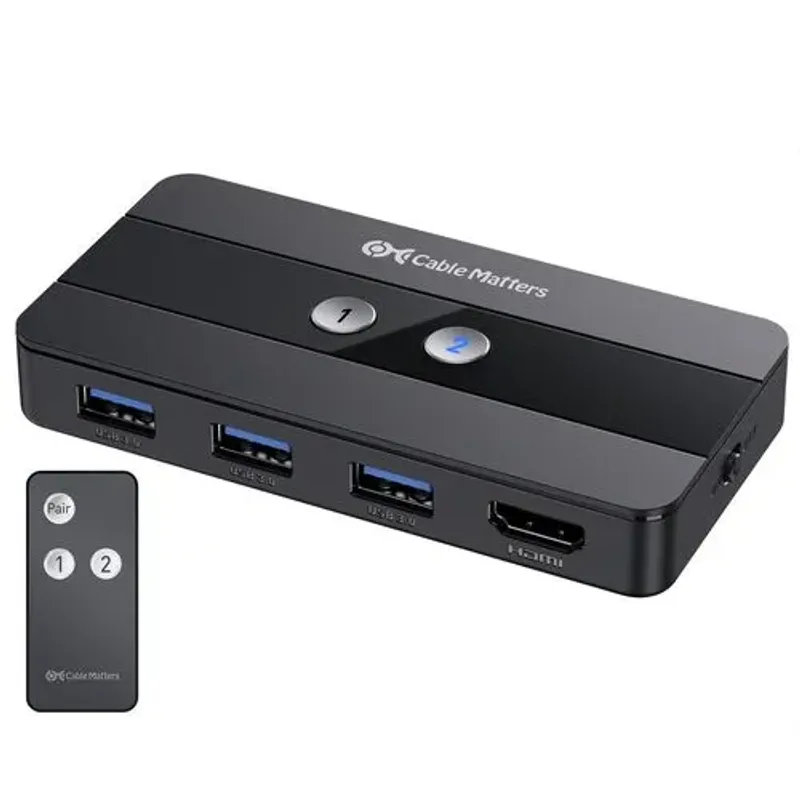 3. Cable Matters USB 3.0 KVM Switch — Best Value with USB 3.0