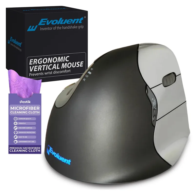 3. Evoluent VerticalMouse 4 — Best for RSI Recovery