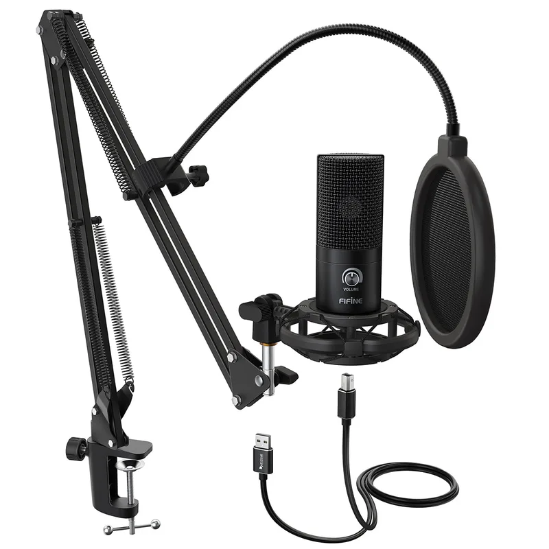 4. FIFINE T669 USB Microphone Bundle — Best Bundle