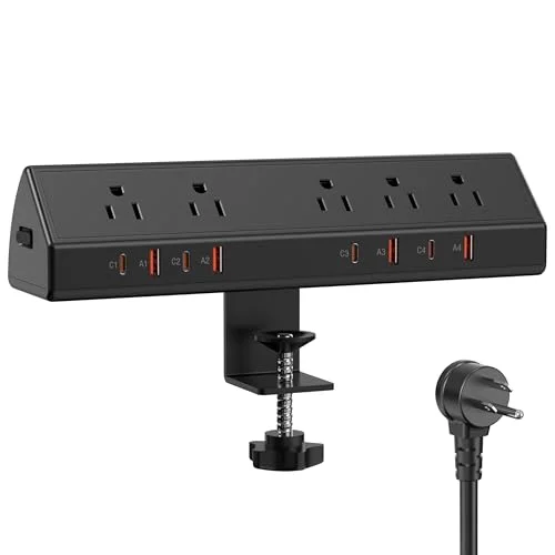 4. Jgstkcity 65W Desk Clamp — Best for Laptop USB-C Charging