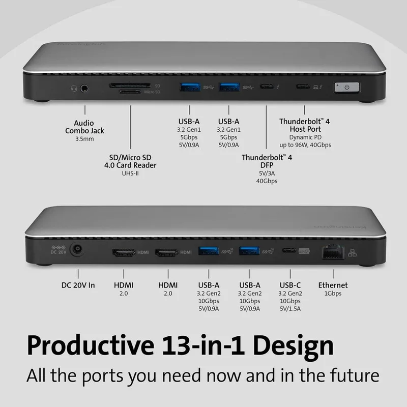 2. Kensington SD5760T — Best Clean Design