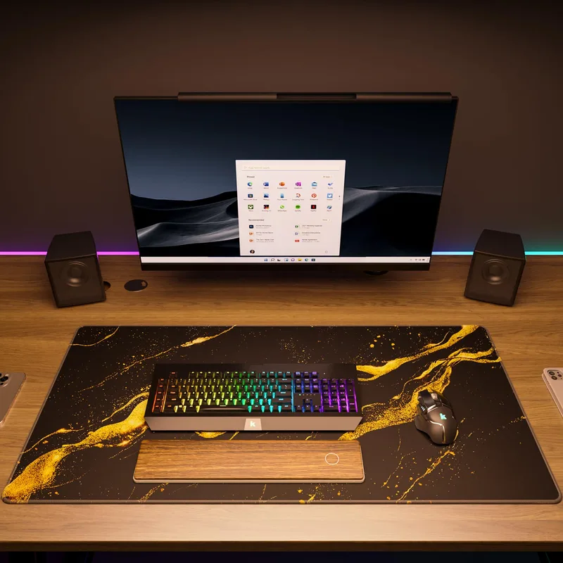 2. KTRIO Large Gaming Mouse Pad Desk Mat — Best Budget