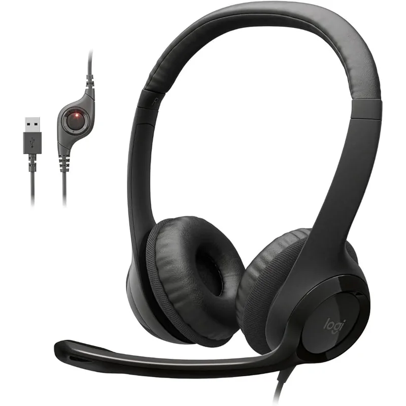 3. Headset: Logitech H390 USB