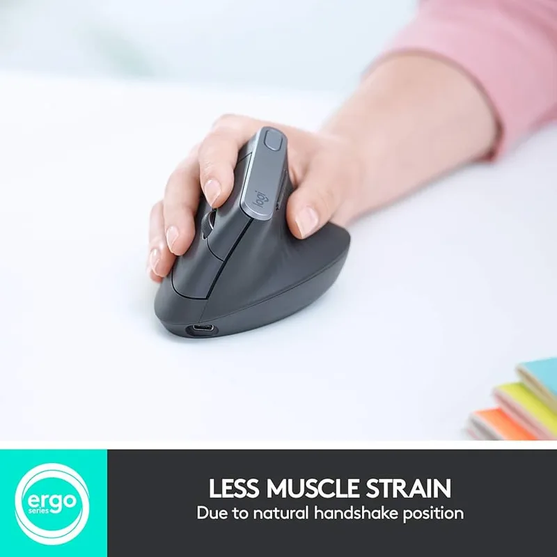 2. Logitech MX Vertical — Best Vertical Mouse