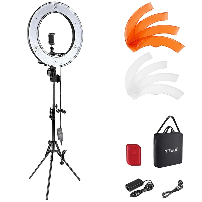 3. Neewer 18-Inch Ring Light Kit