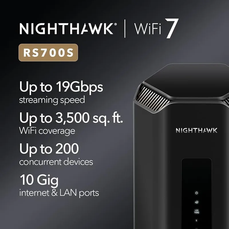 2. Netgear Nighthawk RS700S — Best for Speed