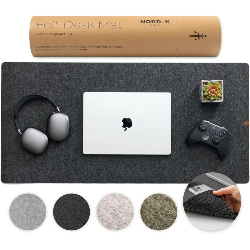 4. Nordik Large Felt Desk Mat
