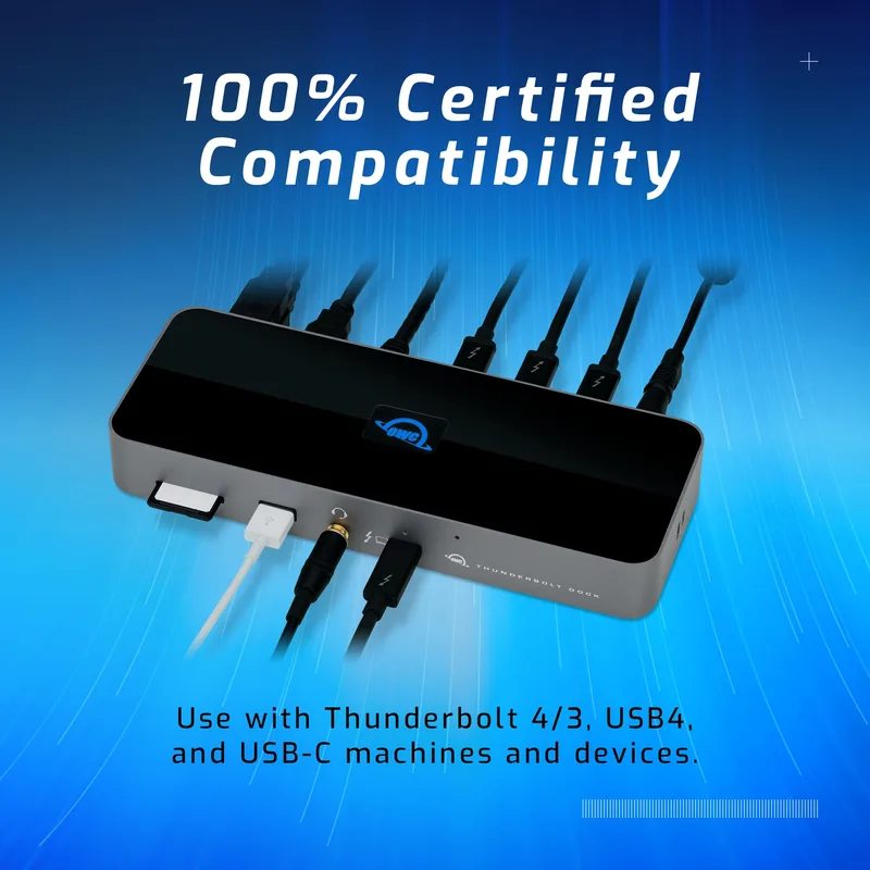 5. OWC 11-Port Thunderbolt Dock — Best for Mac Creative Pros