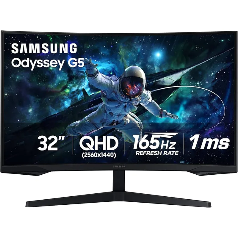 3. Samsung Odyssey G55C 32” — Best Large Screen