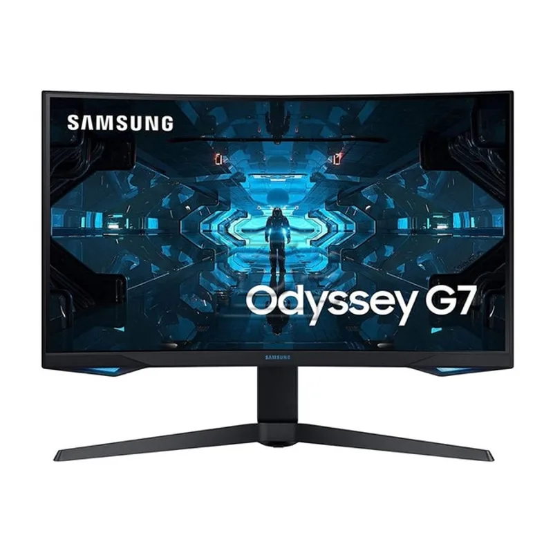 5. Samsung Odyssey G7 (27”) — Best Curved Option