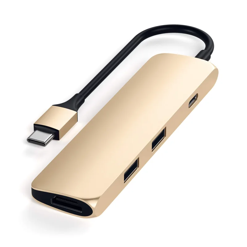 4. Satechi Slim Multiport Adapter V2 — Most Portable