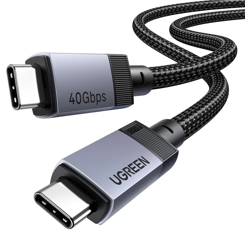 3. UGREEN USB4 40Gbps 240W — Best for Data and Video